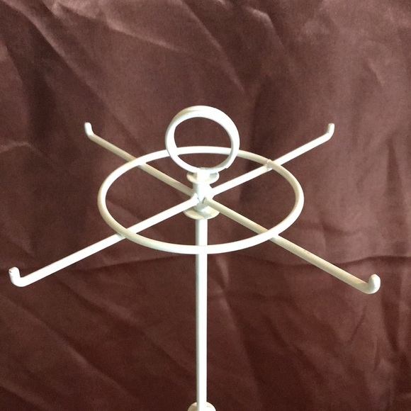 Metal 16.5" tall table stand rotating jewelry display for home craft shows fairs - Picture 6 of 16